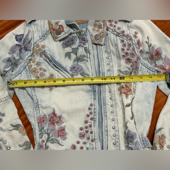 Blank NYC Embroidered Denim Jacket - Picture 5 of 7